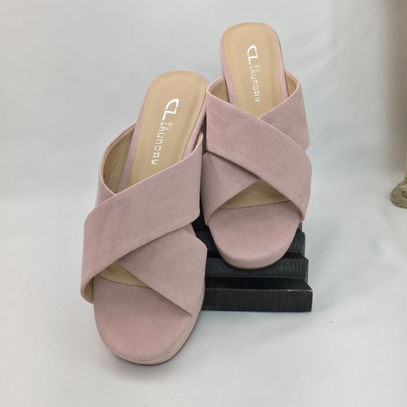 C.L. By Laundry Shoes - 2/$15
CL Laundry Faux Suede Sandals 5.5